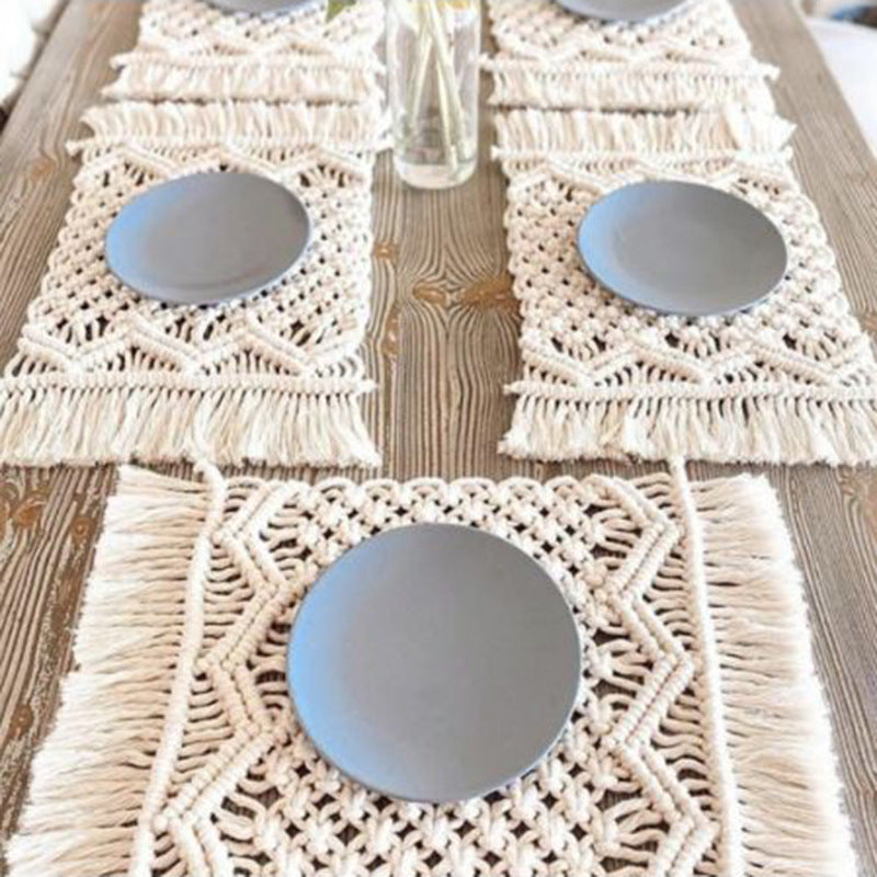 Bohemian Woven Macrame Table Runner | Kelmera