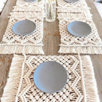 Bohemian Woven Macrame Table Runner | Kelmera