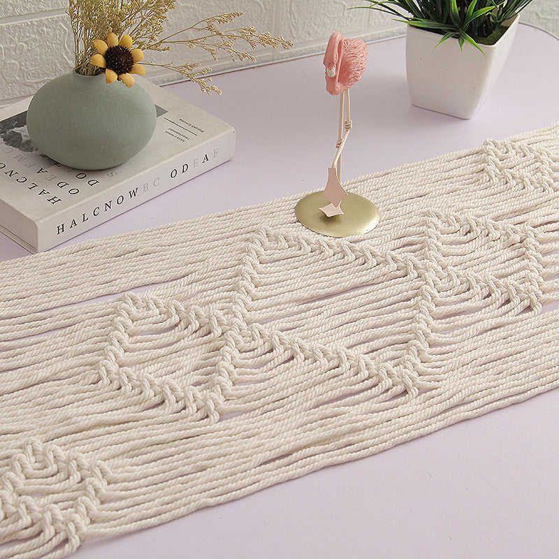 Bohemian Woven Macrame Table Runner | Kelmera