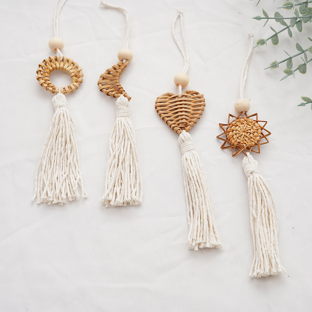 Boho Chic Woven Heart Wall Hanging | Kelmera