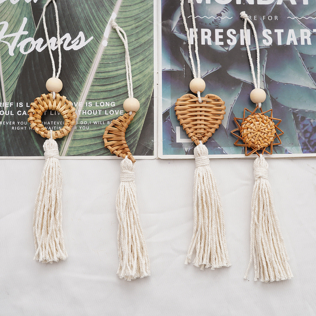 Boho Chic Woven Heart Wall Hanging | Kelmera