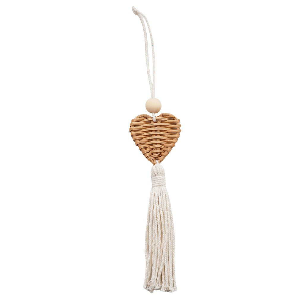 Boho Chic Woven Heart Wall Hanging | Kelmera