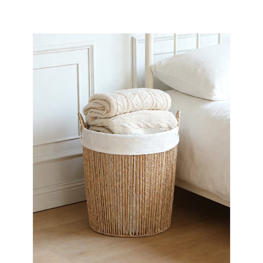 Braided Basket with Fabric Insert | Kelmera