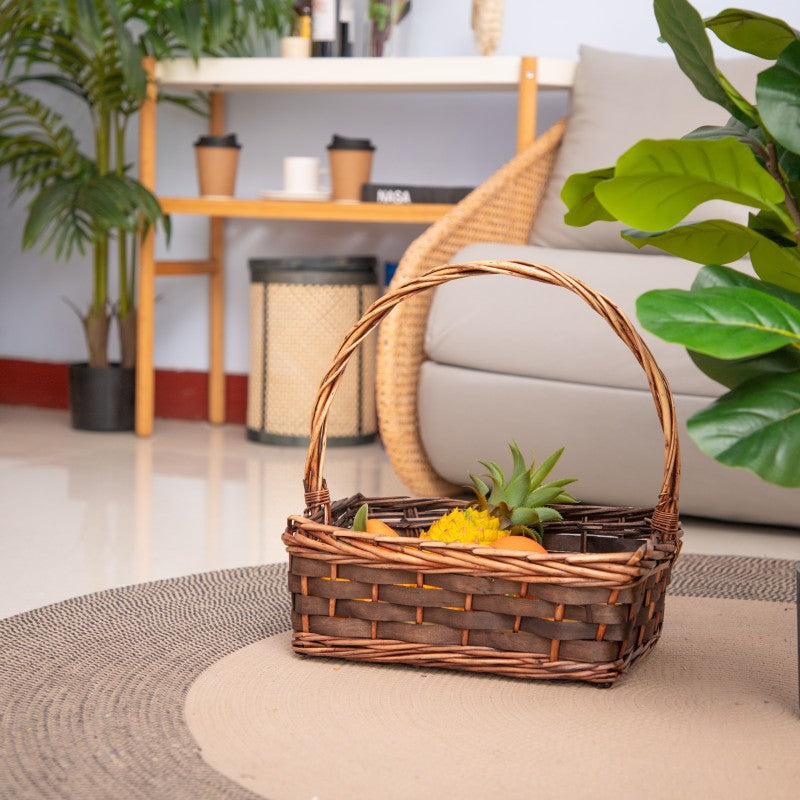 Braided Basket with Practical Carrying Handle | Kelmera