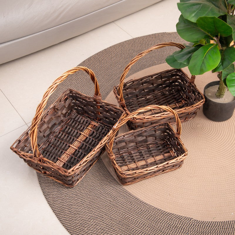 Braided Basket with Practical Carrying Handle | Kelmera