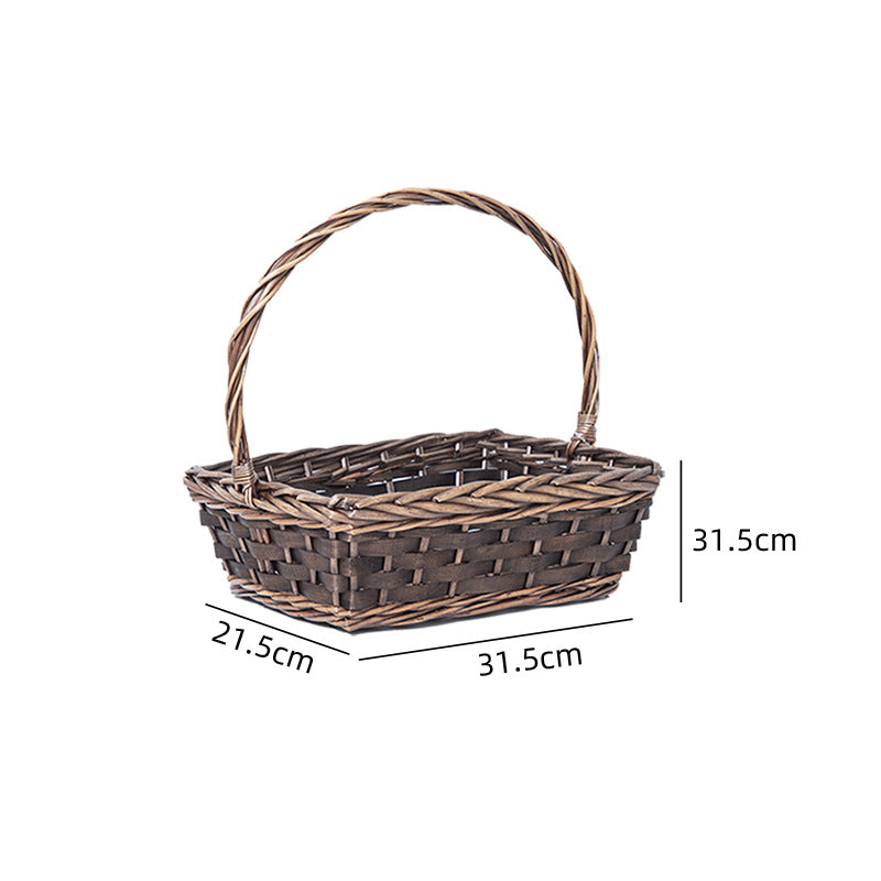 Braided Basket with Practical Carrying Handle | Kelmera