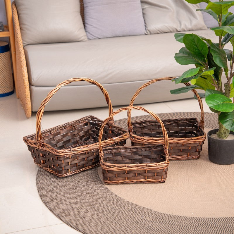 Braided Basket with Practical Carrying Handle | Kelmera