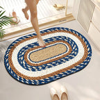 Braided Oval Area Rug | Kelmera
