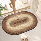 Braided Oval Area Rug | Kelmera