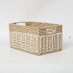 Braided Storage Basket Lilac Blue | Kelmera