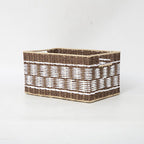 Braided Storage Basket Lilac Blue | Kelmera