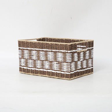 Braided Storage Basket Lilac Blue | Kelmera