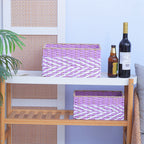 Braided Storage Basket Lilac Blue | Kelmera