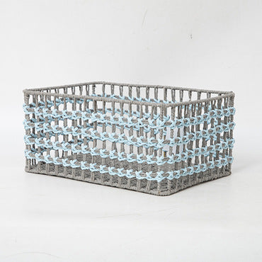 Braided Storage Basket Lilac Blue | Kelmera