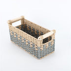 Braided Storage Basket Lilac Blue | Kelmera