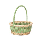 Braided Storage Basket with Decorative Cotton Handles | Kelmera