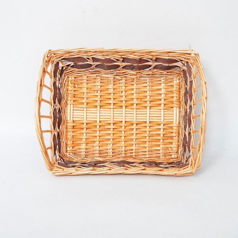 Braided Storage Basket with Elegant Fabric Insert | Kelmera