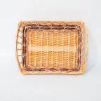 Braided Storage Basket with Elegant Fabric Insert | Kelmera