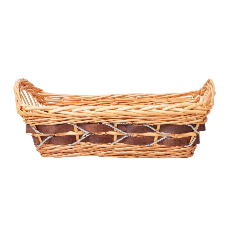 Braided Storage Basket with Elegant Fabric Insert | Kelmera