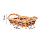 Braided Storage Basket with Elegant Fabric Insert | Kelmera