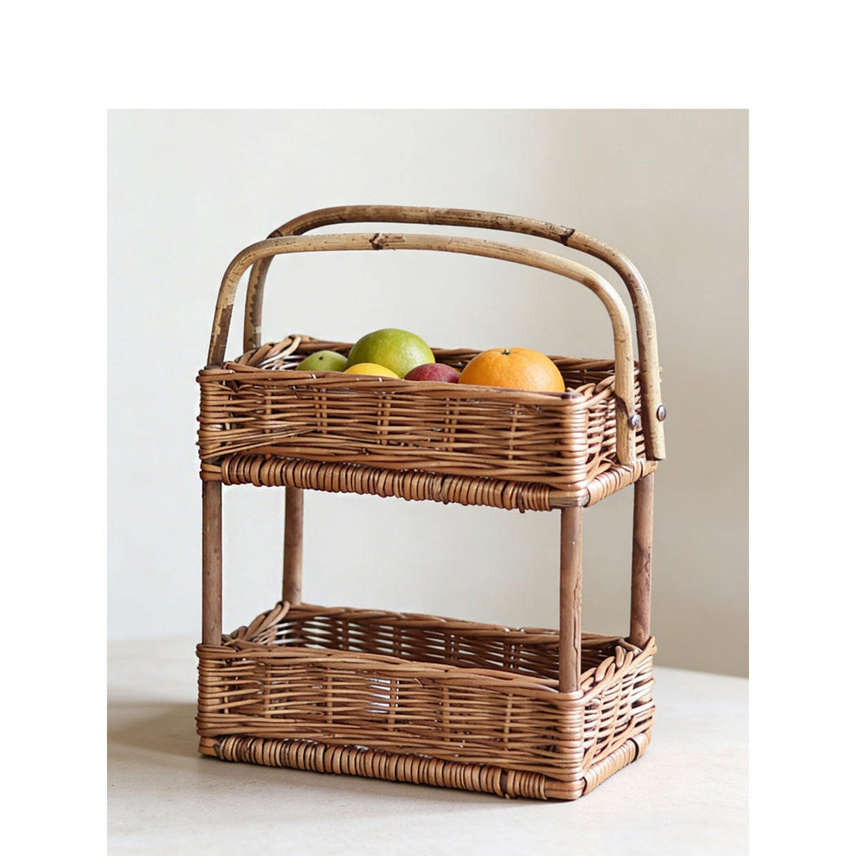Braided Storage Basket with Handle | Kelmera