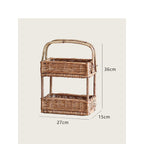 Braided Storage Basket with Handle | Kelmera