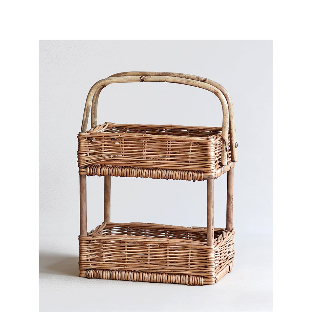 Braided Storage Basket with Handle | Kelmera