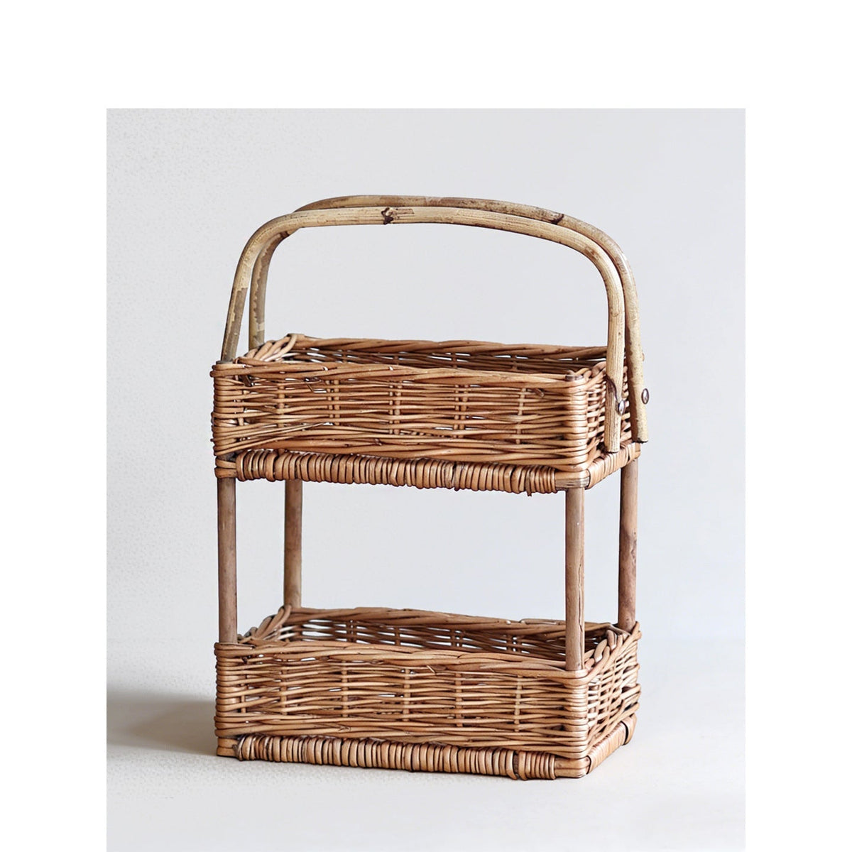 Braided Storage Basket with Handle | Kelmera