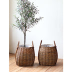 Braided Storage Basket with Practical Handles | Kelmera