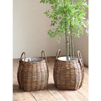 Braided Storage Basket with Practical Handles | Kelmera