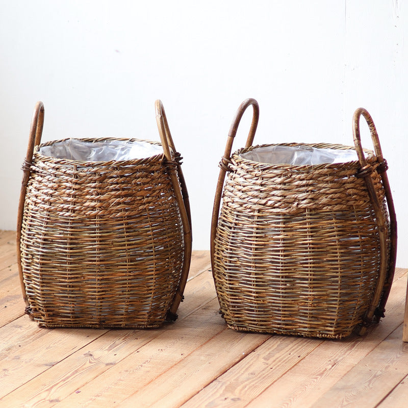 Braided Storage Basket with Practical Handles | Kelmera