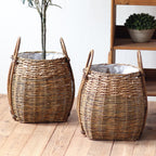 Braided Storage Basket with Practical Handles | Kelmera