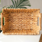 Braided Storage Basket with Wooden Handles | Kelmera