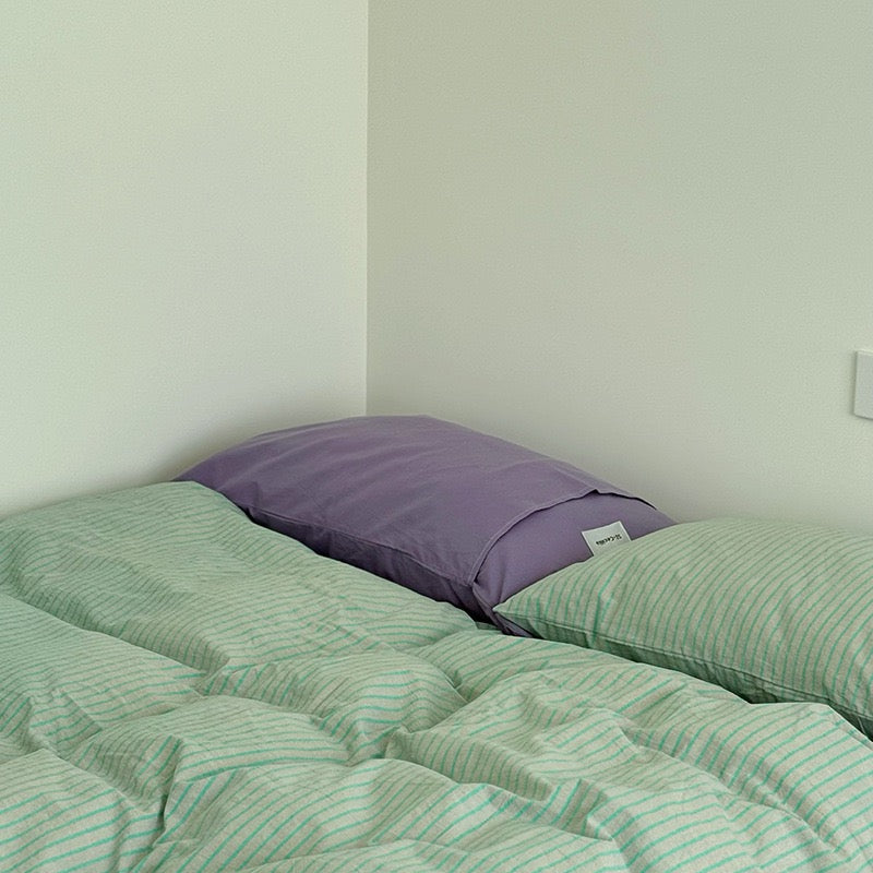 Bryina Bedding Set - 100% Cotton - Green