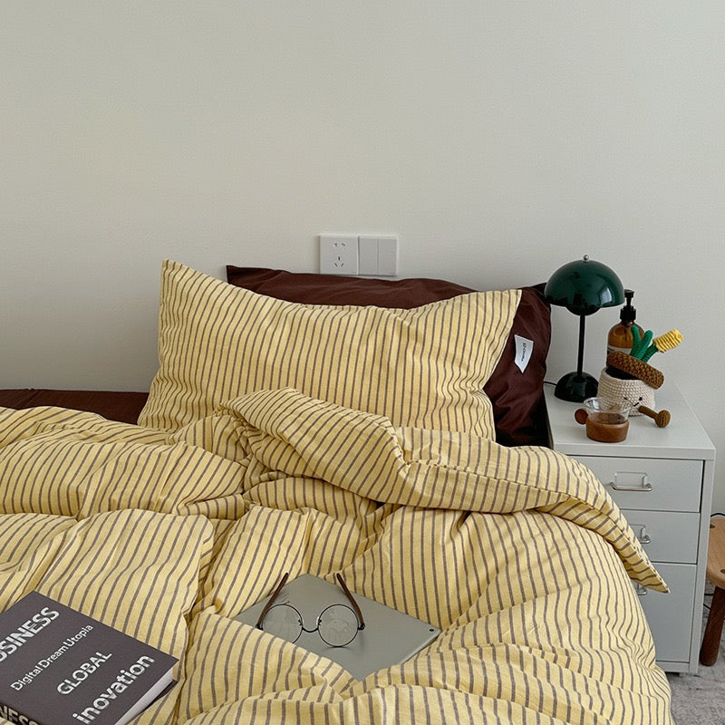 Bryina Bedding Set - 100% Cotton - Green