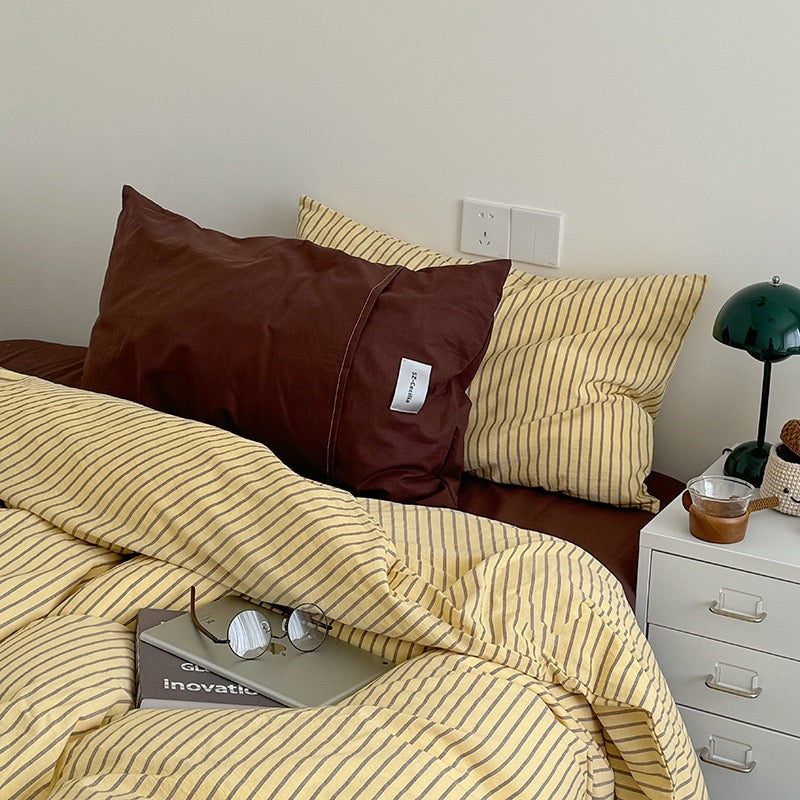 Bryina Bedding Set - 100% Cotton - Green