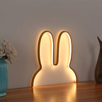 Bunny-Shaped LED Ambient Wall and Table Night Light | Kelmera