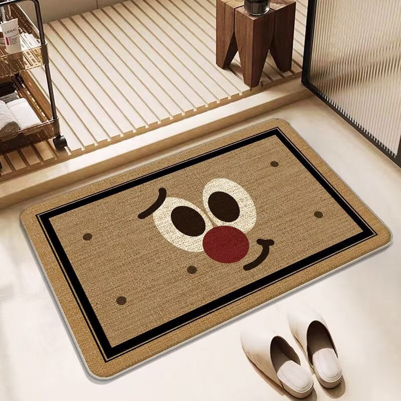 Butterfly-Inspired Decorative Bath Mat | Kelmera