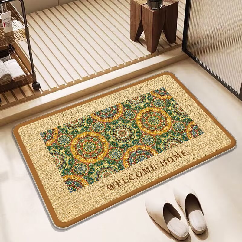 Butterfly-Inspired Decorative Bath Mat | Kelmera