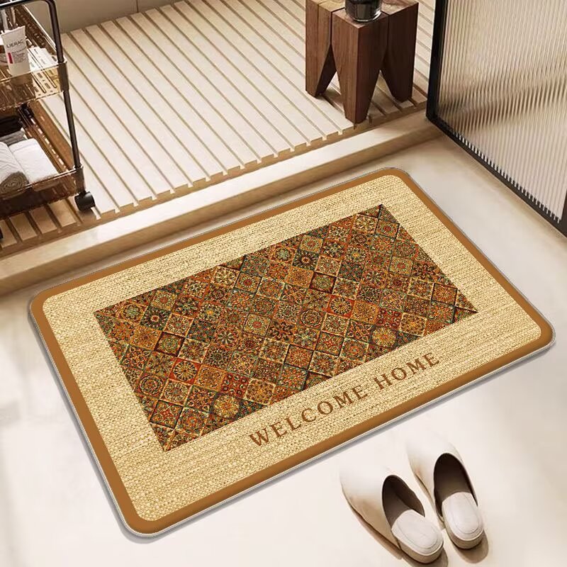 Butterfly-Inspired Decorative Bath Mat | Kelmera