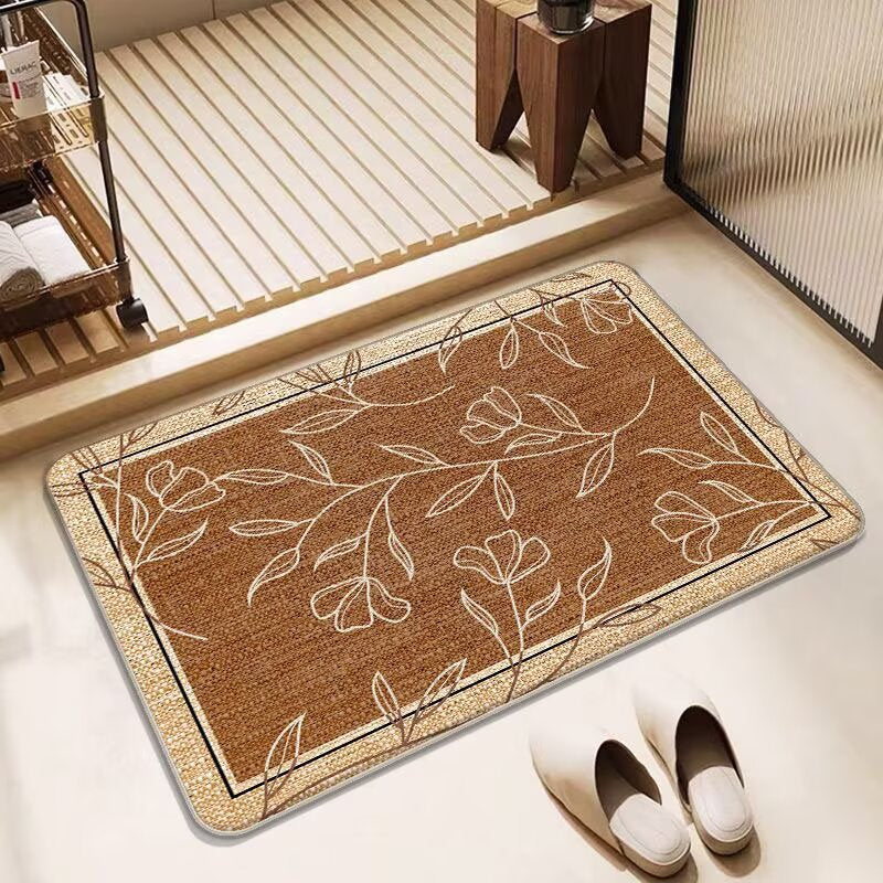 Butterfly-Inspired Decorative Bath Mat | Kelmera