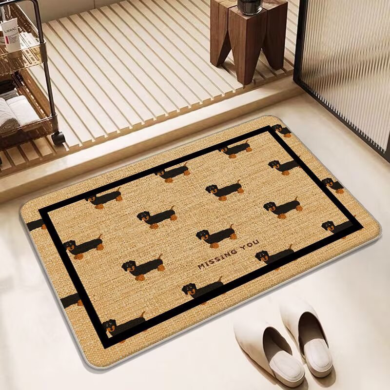 Butterfly-Inspired Decorative Bath Mat | Kelmera