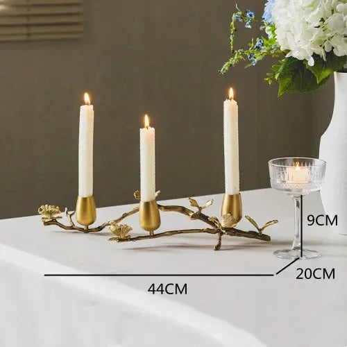 Calvynta Brass Candleholder