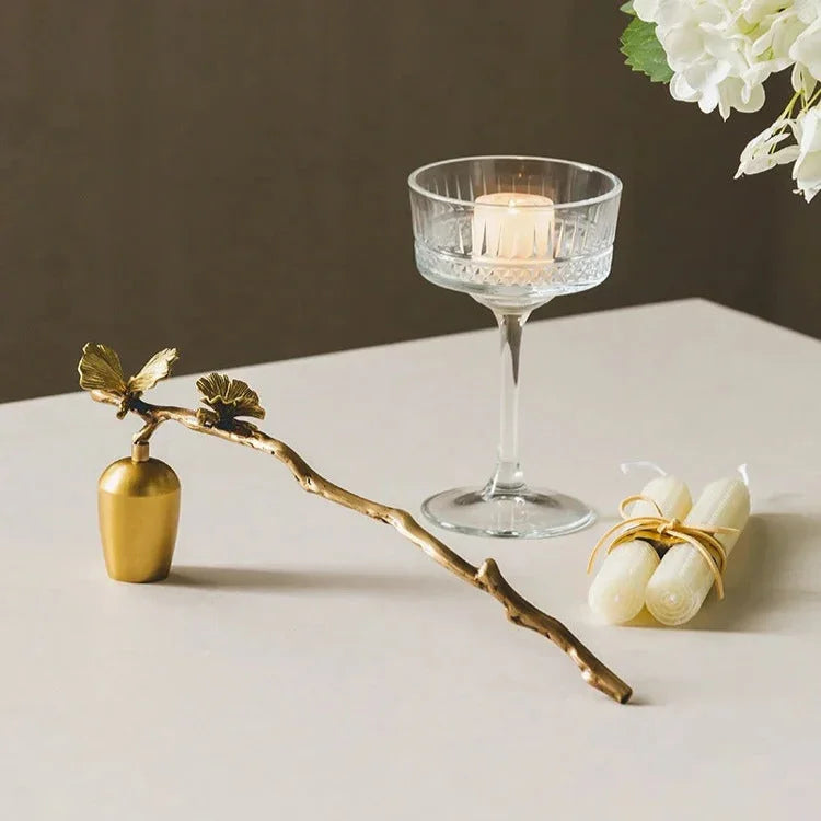 Calvynta Brass Candleholder