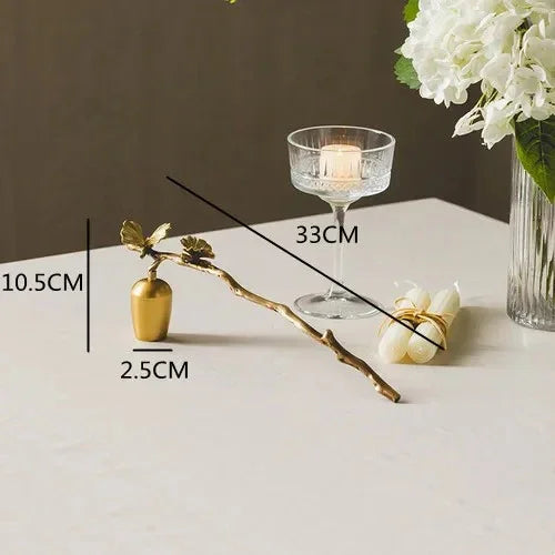 Calvynta Brass Candleholder