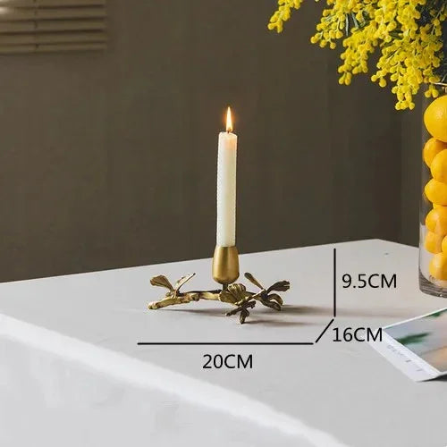 Calvynta Brass Candleholder