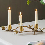 Calvynta Brass Candleholder
