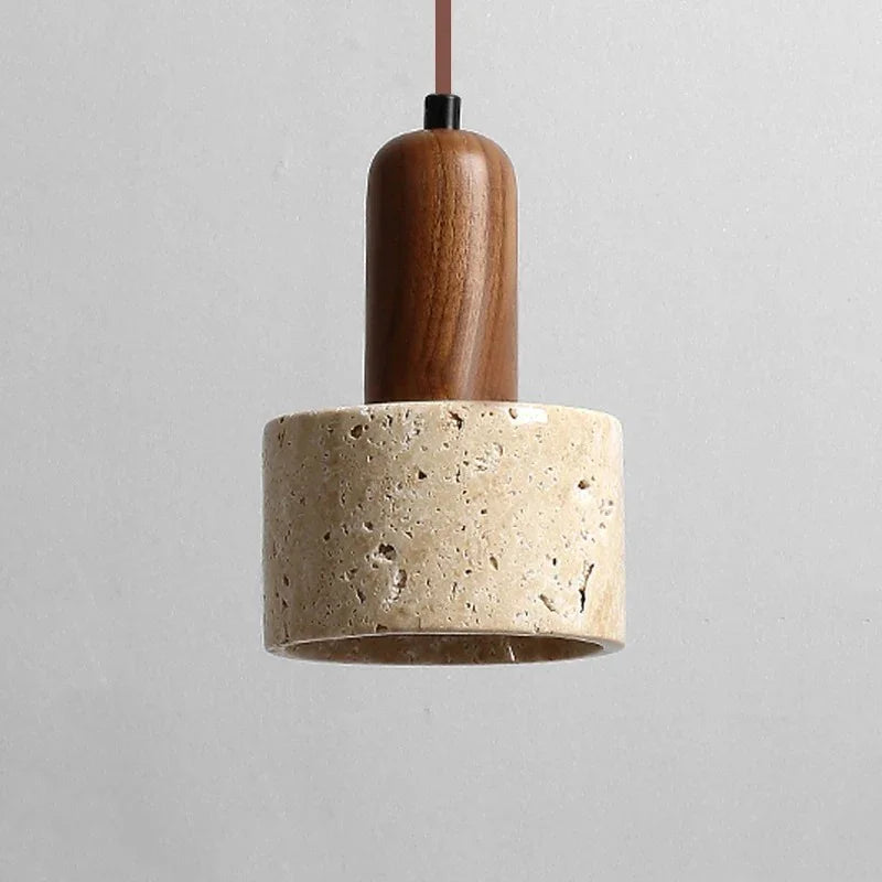 Oscar Travertine Pendant Lamp-Kelmera