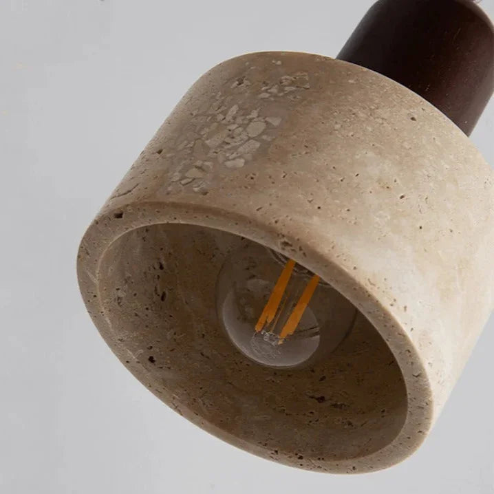 Oscar Travertine Pendant Lamp-Kelmera