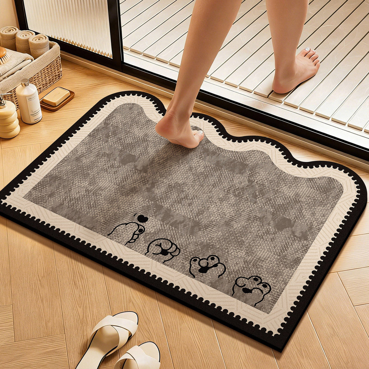 Cartoon Animal Non-Slip Bath Mat | Kelmera